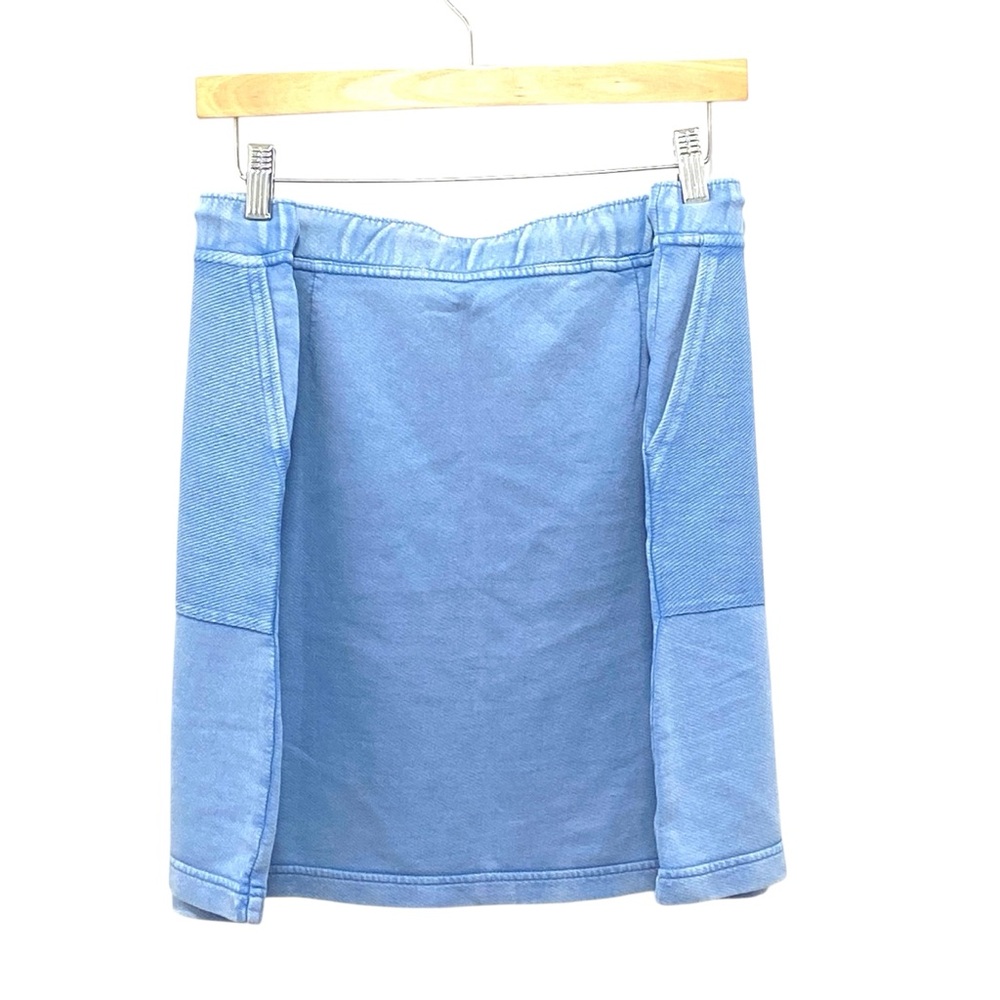 J Jill Light Blue 100% Cotton Drawstring Skirt - NWT - LP - Picture 2 of 10